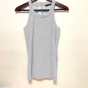 Adrianna Papell Polka Dot Halter Tank Size XS